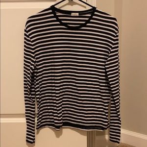 Black and white striped shirt